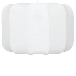 Lampe Suspension|Atmosphera, cru017dateur d'intu017drieur Suspension luminaire coton (37 x 24 cm) Toby Blanc