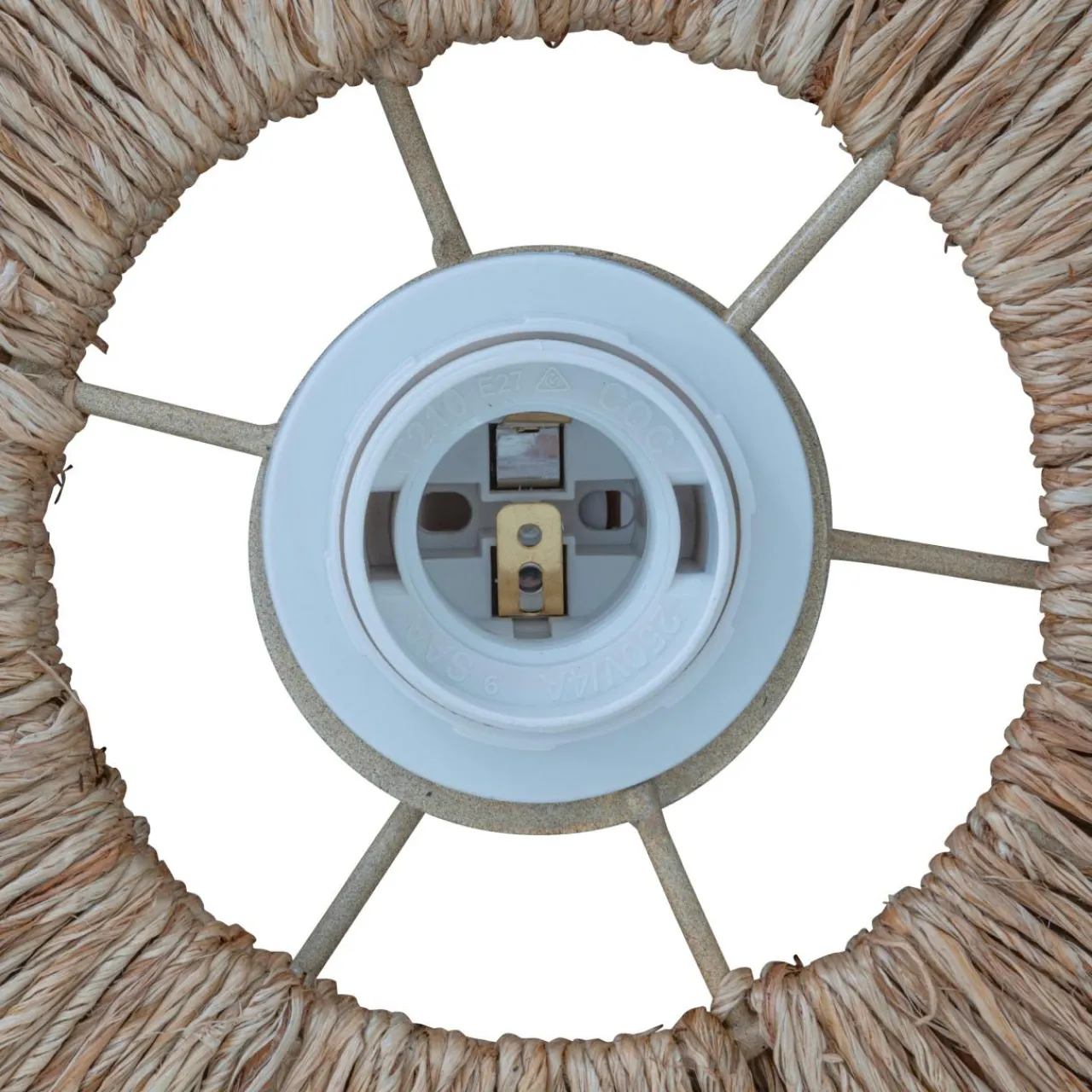 Lampe Suspension|Atmosphera, cru017dateur d'intu017drieur Suspension luminaire jute (69,5 cm) Alara Naturel