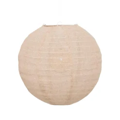 Lampe Suspension|Atmosphera, cru017dateur d'intu017drieur Suspension luminaire lanterne lin (35 cm) Jordy Beige