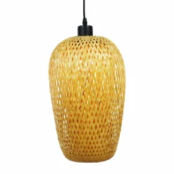 Lampe Suspension|EMINZA Suspension lumineuse en bambou (H35 cm) Fuengirola Naturel