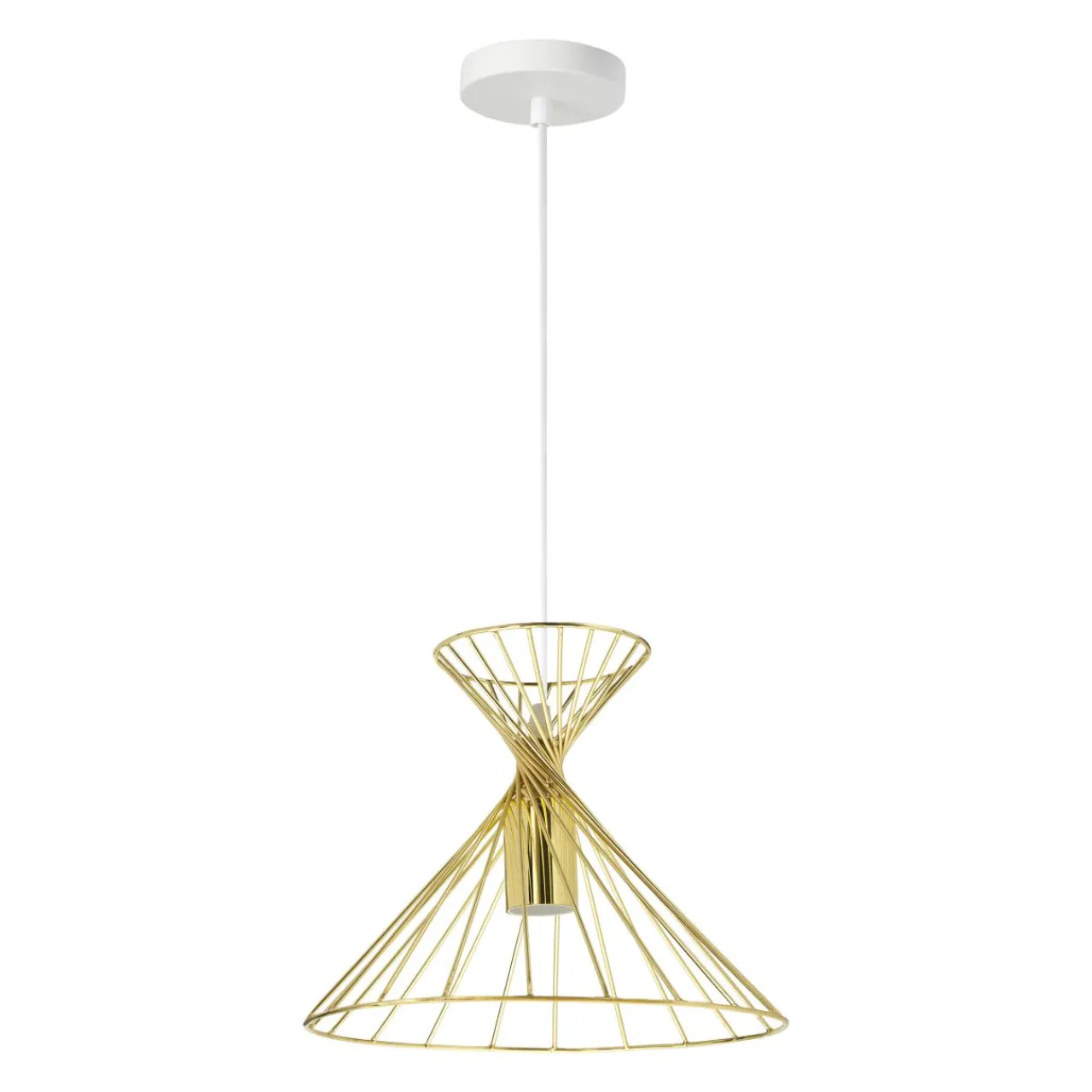 Lampe Suspension|OSTARIA Suspension lumineuse en métal (D26 cm) Giulia Or