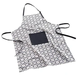 Accessoire Cuisine|douceur d'intu017drieur Tablier de cuisine coton avec poche (60 x 84 cm) Solaris Noir