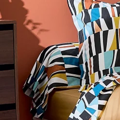 Taie D'Oreiller, Traversin|TRADI LINGE Taie de traversin coton (200 cm) Pietro Multicolore