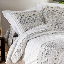 Taie D'Oreiller, Traversin|TRADILINGE Taie de traversin coton (L200 cm)Diego e Gris