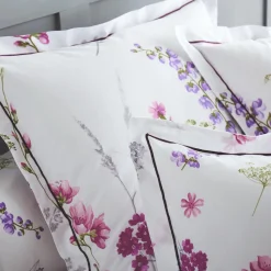 Taie D'Oreiller, Traversin|TRADI LINGE Taie de traversin coton (L200 cm) Pretty he Blanc