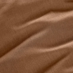 Taie D'Oreiller, Traversin|EMINZA Taie de traversin percale de coton (L185 cm) Cali Marron Chocolat