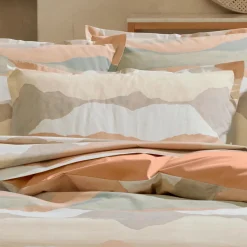 Taie D'Oreiller, Traversin|TRADI LINGE Taie de traversin percale de coton (200 cm) Land Craie Beige