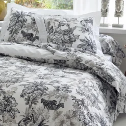 Taie D'Oreiller, Traversin|TRADILINGE Taie de traversin satin de coton (L200 cm) Savane e Noir