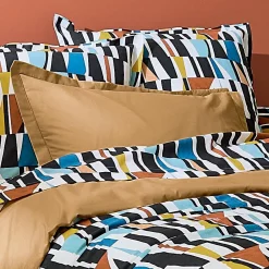 Taie D'Oreiller, Traversin|TRADI LINGE Taie d'oreiller carrée coton (65 x 65 cm) Pietro Multicolore