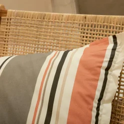 Taie D'Oreiller, Traversin|TRADI LINGE Taie d'oreiller carrée coton lavé (65 x 65 cm) Hugo Corail Orange