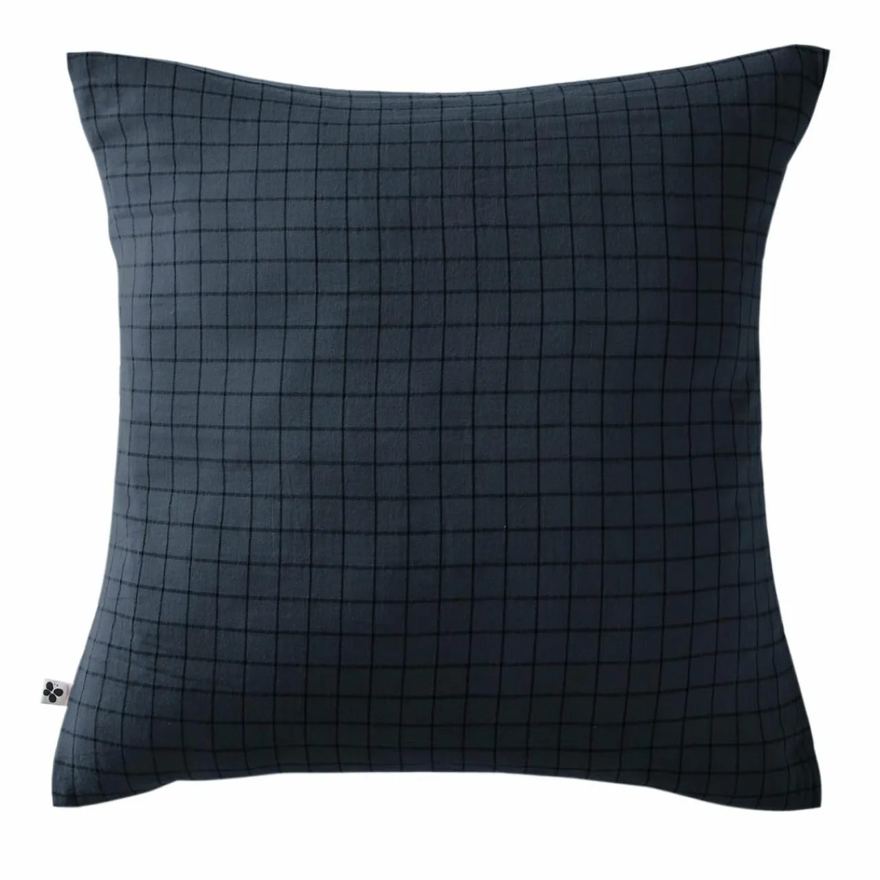 Taie D'Oreiller, Traversin|EMINZA Taie d'oreiller carrée gaze de coton (60 x 60 cm) Gaïa Mix Bleu nuit