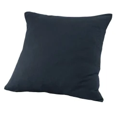 Taie D'Oreiller, Traversin|EMINZA Taie d'oreiller carrée gaze de coton (60 x 60 cm) Gaïa Bleu nuit