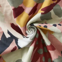 Taie D'Oreiller, Traversin|EMINZA Taie d'oreiller carrée gaze de coton (60 x 60 cm) Azel Multicolore