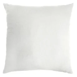 Taie D'Oreiller, Traversin|EMINZA Taie d'oreiller carrée gaze de coton (80 x 80 cm) Gaïa Gris nuage Gris clair