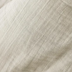 Taie D'Oreiller, Traversin|EMINZA Taie d'oreiller carrée gaze de coton (80 x 80 cm) Gaïa pampa Beige