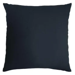 Taie D'Oreiller, Traversin|EMINZA Taie d'oreiller carrée gaze de coton (80 x 80 cm) Gaïa Bleu nuit