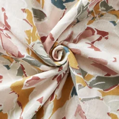 Taie D'Oreiller, Traversin|EMINZA Taie d'oreiller carrée gaze de coton (60 x 60 cm) April Multicolore