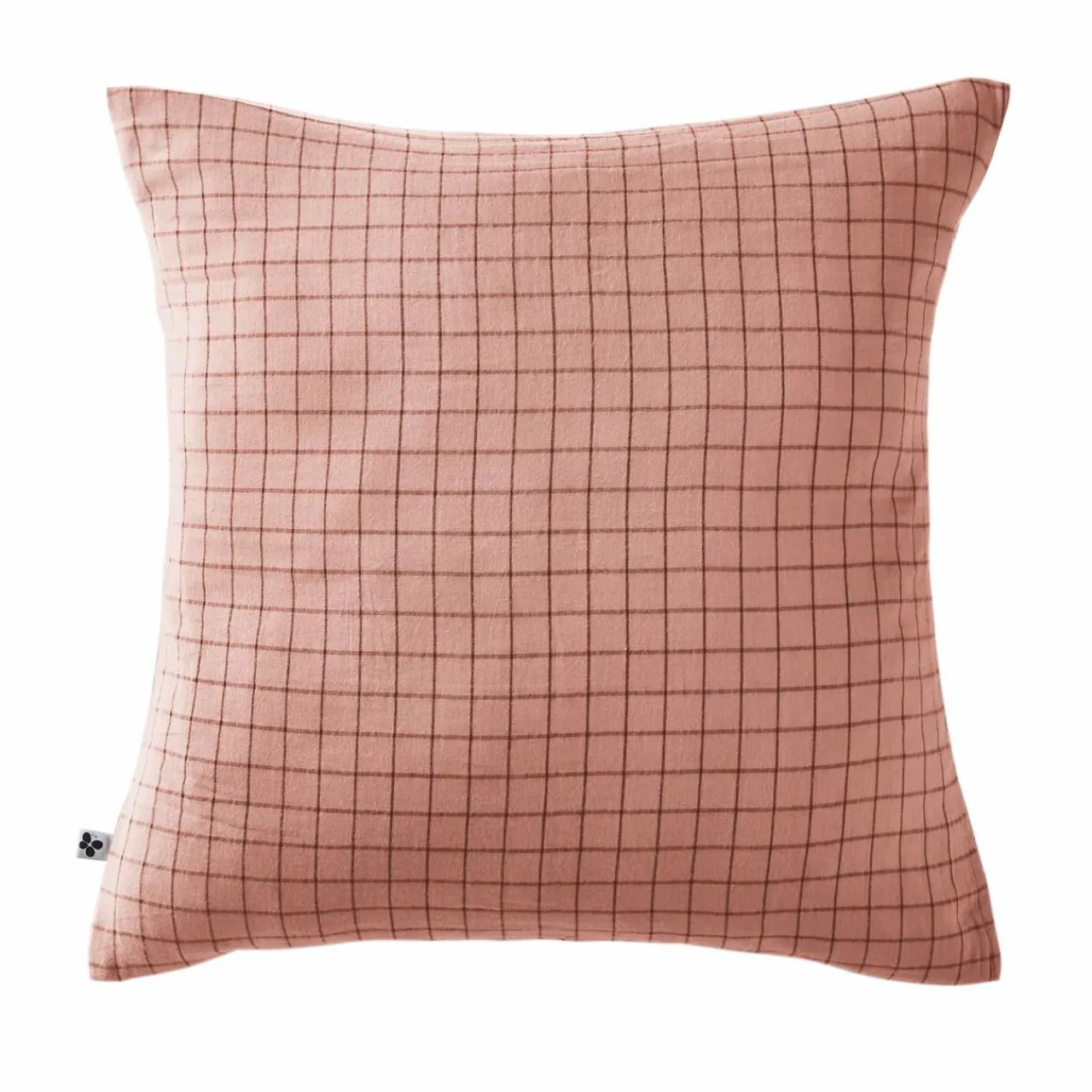 Taie D'Oreiller, Traversin|EMINZA Taie d'oreiller carrée gaze de coton (60 x 60 cm) Gaïa Mix Rose Pêche