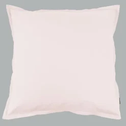 Taie D'Oreiller, Traversin|EMINZA Taie d'oreiller carrée percale de coton (80 x 80 cm) Cali Rose poudré