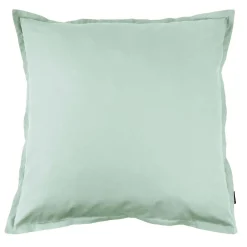 Taie D'Oreiller, Traversin|EMINZA Taie d'oreiller carrée percale de coton (80 x 80 cm) Cali Vert Eucalyptus