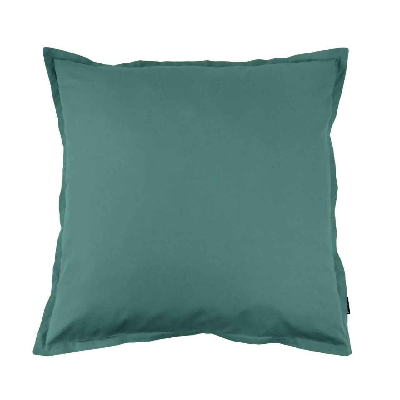 Taie D'Oreiller, Traversin|EMINZA Taie d'oreiller carrée percale de coton (65 x 65 cm) Cali Bleu canard