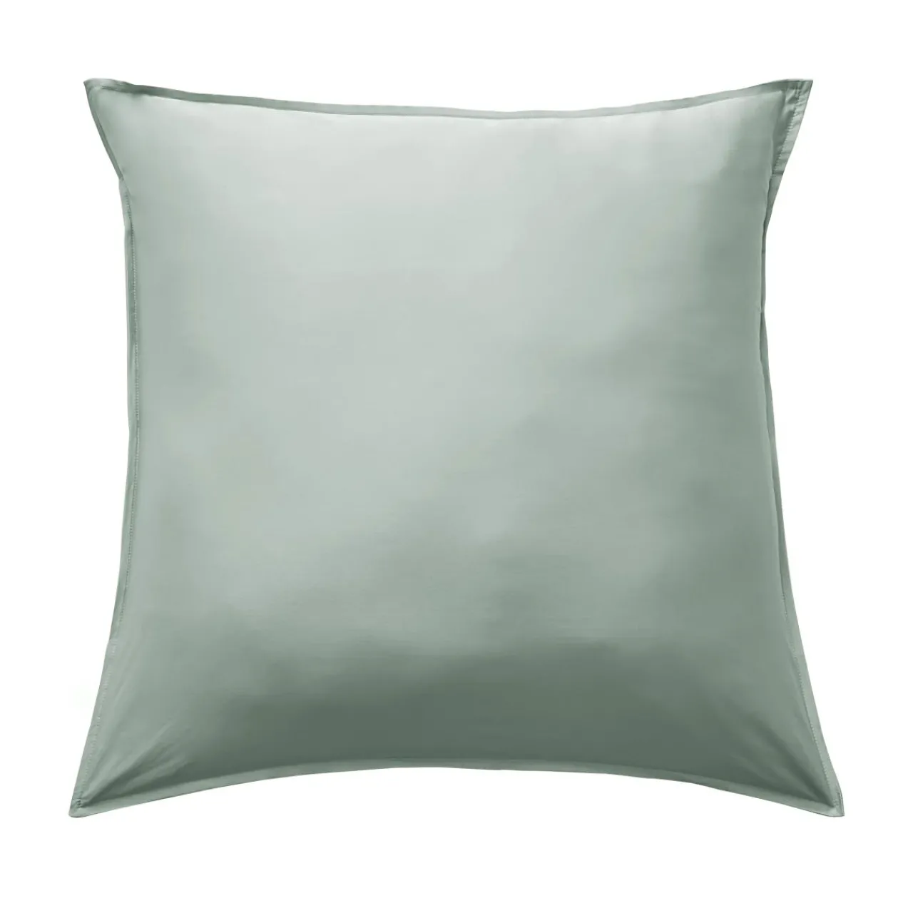 Taie D'Oreiller, Traversin|EMINZA Taie d'oreiller carrée satin de bambou (63 x 63 cm) Sienna Vert Eucalyptus