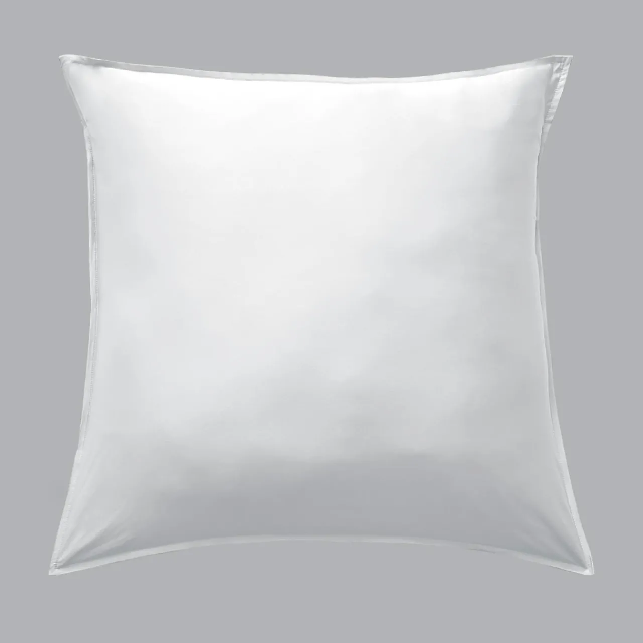 Taie D'Oreiller, Traversin|EMINZA Taie d'oreiller carrée satin de bambou (63 x 63 cm) Sienna chantilly Blanc