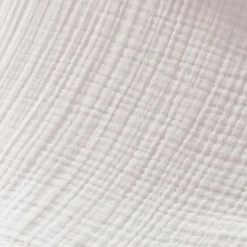 Taie D'Oreiller, Traversin|EMINZA Taie d'oreiller quadruple gaze de coton (60 x 60 cm) Victoria x Gaïa chantilly Blanc