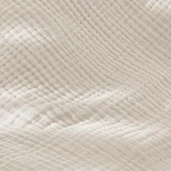 Taie D'Oreiller, Traversin|EMINZA Taie d'oreiller quadruple gaze de coton (80 x 80 cm) Victoria x Gaïa pampa Beige