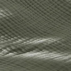 Taie D'Oreiller, Traversin|EMINZA Taie d'oreiller quadruple gaze de coton (50 x 80 cm) Victoria x Gaïa Vert romarin