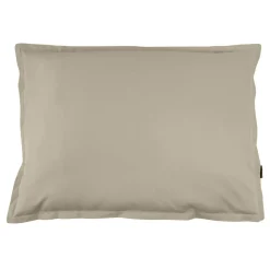 Taie D'Oreiller, Traversin|EMINZA Taie d'oreiller rectangulaire percale de coton (50 x 80 cm) Cali Taupe