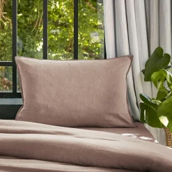 Taie D'Oreiller, Traversin|EMINZA Taie d'oreiller rectangulaire lyocell Tencel™ lavé (50 x 70 cm) Olivia blush Rose