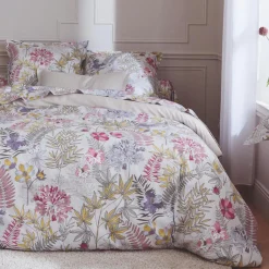 Taie D'Oreiller, Traversin|TRADILINGE Taie d'oreiller rectangulaire satin de coton (50 x 70 cm) Anaïs Multicolore