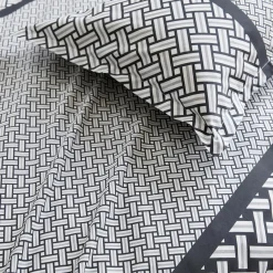 Taie D'Oreiller, Traversin|TRADILINGE Taie d'oreiller rectangulaire percale de coton (50 x 70 cm) Riviera e Gris