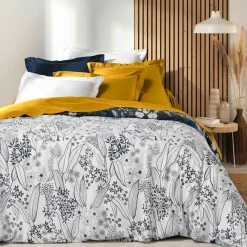 Taie D'Oreiller, Traversin|DOUCEUR D'INTERIEUR Taie d'oreiller rectangulaire coton bio (50 x 70 cm) Biolina Bleu nuit