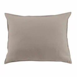 Taie D'Oreiller, Traversin|EMINZA Taie d'oreiller rectangulaire flanelle de coton (50 x 70 cm) Nina Ficelle