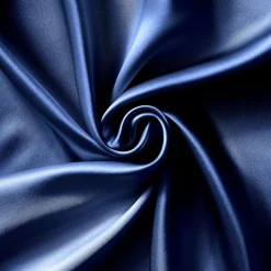 Taie D'Oreiller, Traversin|EMINZA Taie d'oreiller rectangulaire soie de mûrier (50 x 70 cm) Mizuki Bleu marine