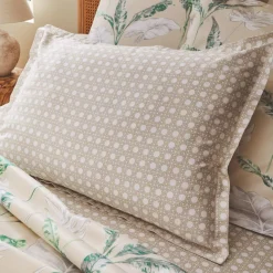 Taie D'Oreiller, Traversin|TRADILINGE Taie d'oreiller rectangulaire satin de coton (50 x 70 cm) Voyage e Vert