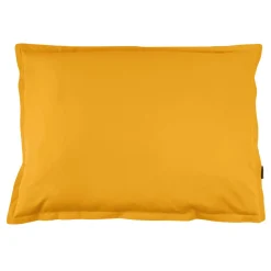 Taie D'Oreiller, Traversin|EMINZA Taie d'oreiller rectangulaire percale de coton (50 x 70 cm) Cali Jaune moutarde