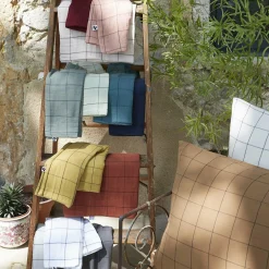 Taie D'Oreiller, Traversin|EMINZA Taie d'oreiller rectangulaire gaze de coton (50 x 70 cm) Gaïa Match Gris granit Gris foncé