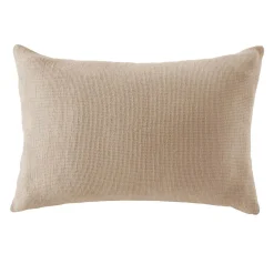 Taie D'Oreiller, Traversin|EMINZA Taie d'oreiller Rectangulaire coton nid d'abeille (50 x 70 cm) Eva Ficelle