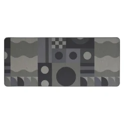 Tapis Multi-Usage|LUANCE Tapis antidérapant (50 x 120 cm) Geo Gris