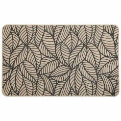 Tapis De Cuisine|Tapis Multi-Usage|LUANCE Tapis antidérapant (50 x 80 cm) Jungle Beige