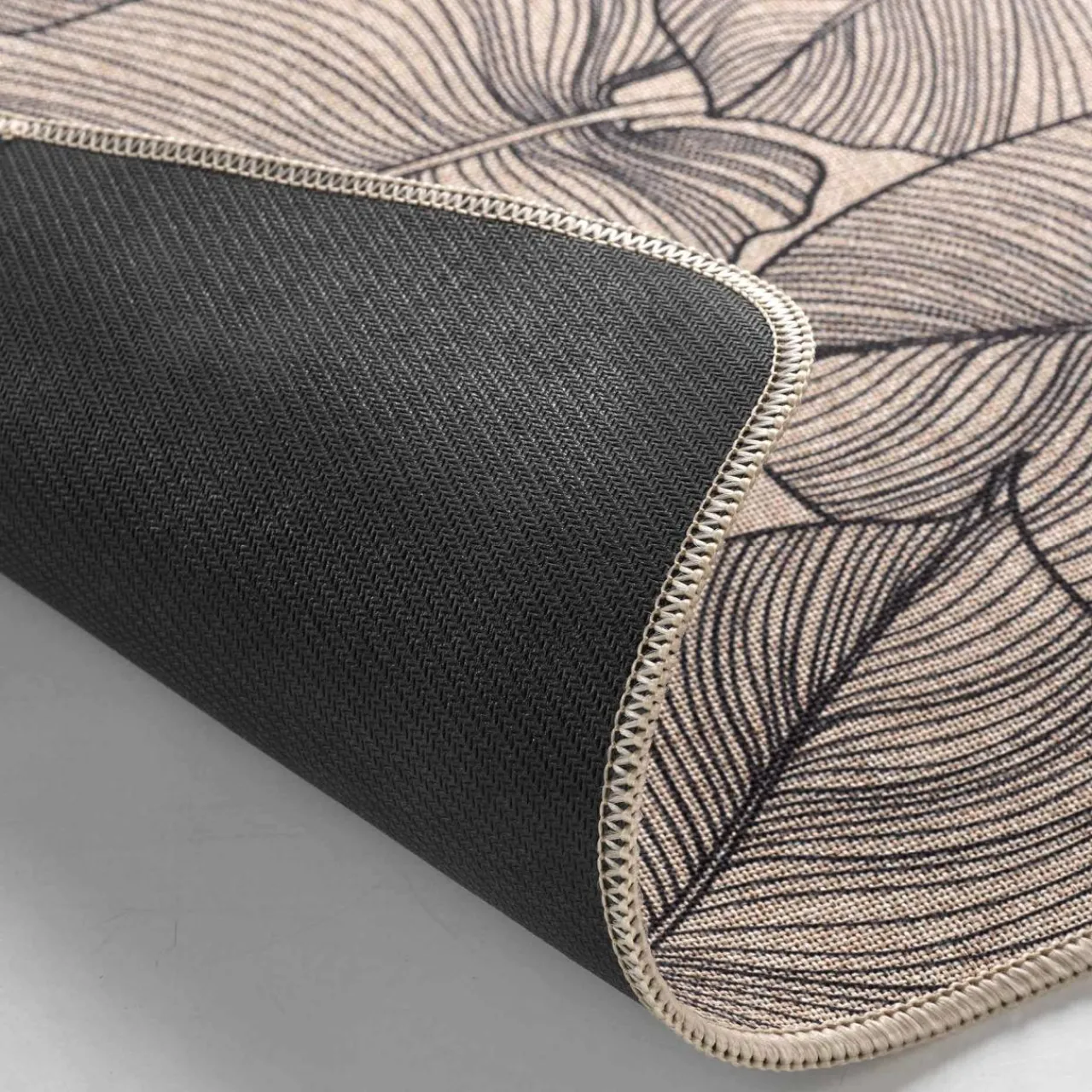 Tapis Multi-Usage|DOUCEUR D'INTERIEUR Tapis antidérapant (45 x 120 cm) Jade Beige