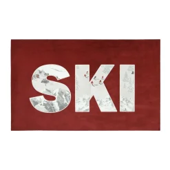 Tapis Multi-Usage|STOF Tapis antidérapant (45 x 75 cm) Briancon Rouge