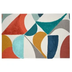 Tapis De Chambre/Salon|STOF Tapis coton (60 x 90 cm) Blokken Multicolore