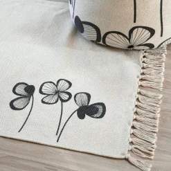 Tapis De Chambre/Salon|STOF Tapis coton (60 x 90 cm) Tilda Ecru