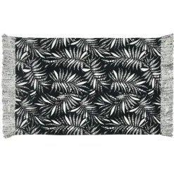 Tapis De Chambre/Salon|STOF Tapis coton (60 x 90 cm) Ziana Noir