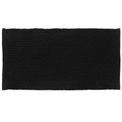 Tapis De Chambre/Salon|TENDANCE Tapis coton tressé (45 x 90 cm) Rosario Noir