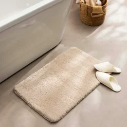 Linge De Bain|Tapis De Bain|douceur d'intu017drieur Tapis de bain absorbant (50 x 80 cm) Maël Beige